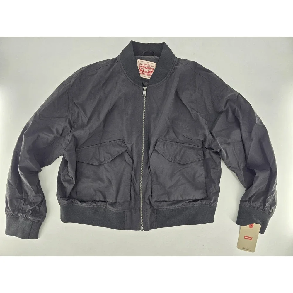 NWT Levi's‎ Strauss Lightweight Zip Bomber Jacket Women Windbreaker - Sz XXL